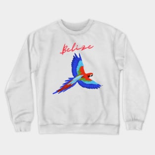 Belize Parrot Crewneck Sweatshirt